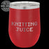 Laser Engraved Knitting Juice Wine Tumbler